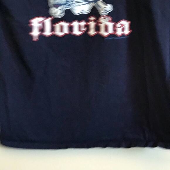 Gildan M Key West t-shirt pirate skull black red - Picture 4 of 8